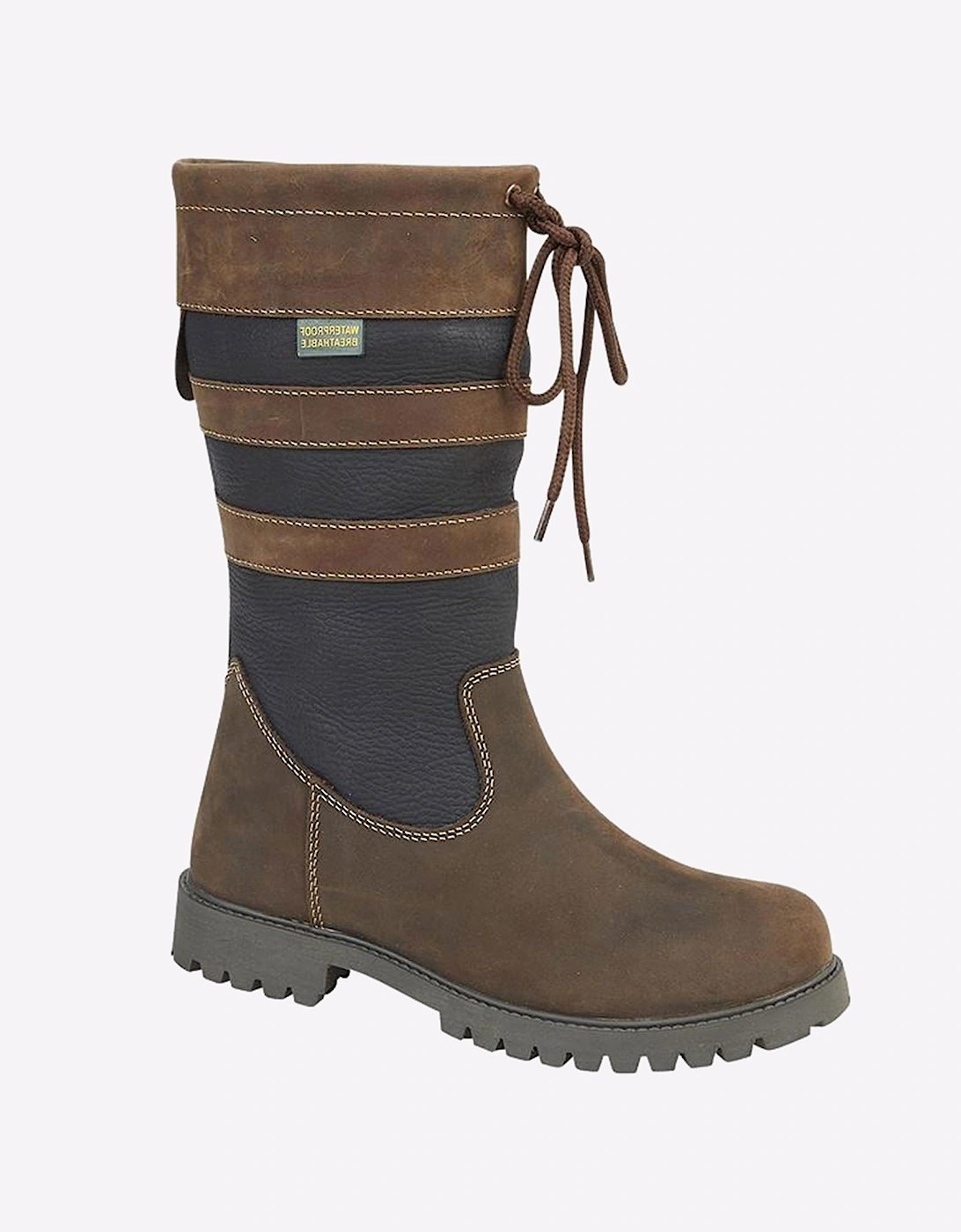 Woodland Parkgate Waterproof Womens Boots Brown / Navy