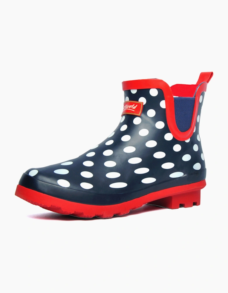 Cotswold Blakney Waterproof Wellington Womens Navy / White / Red