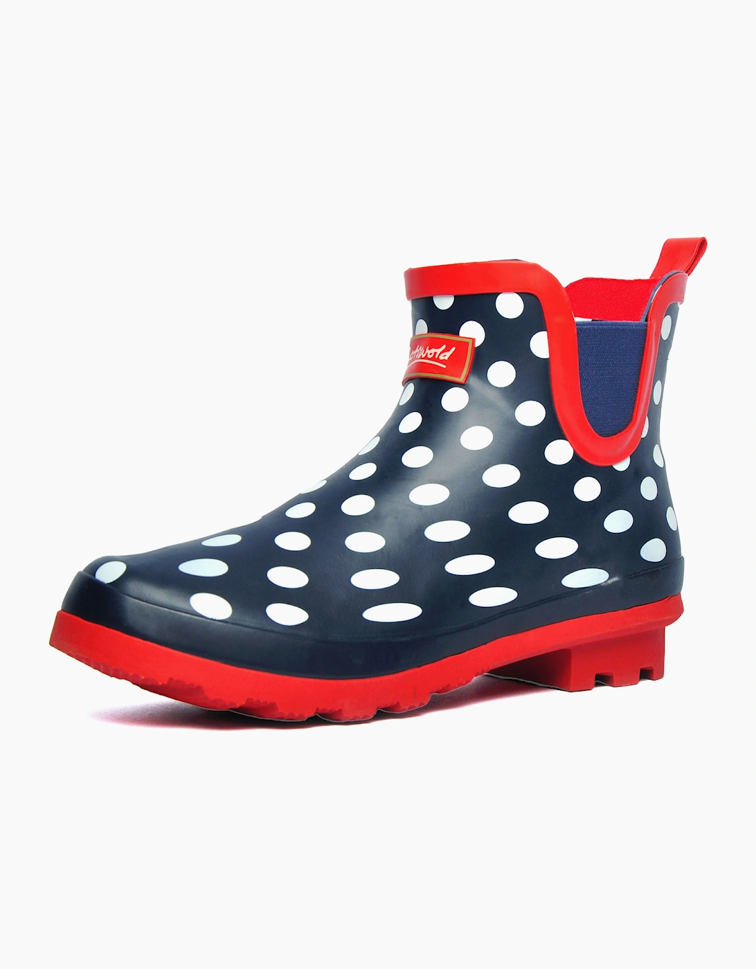 Cotswold Blakney Waterproof Wellington Womens Navy / White / Red