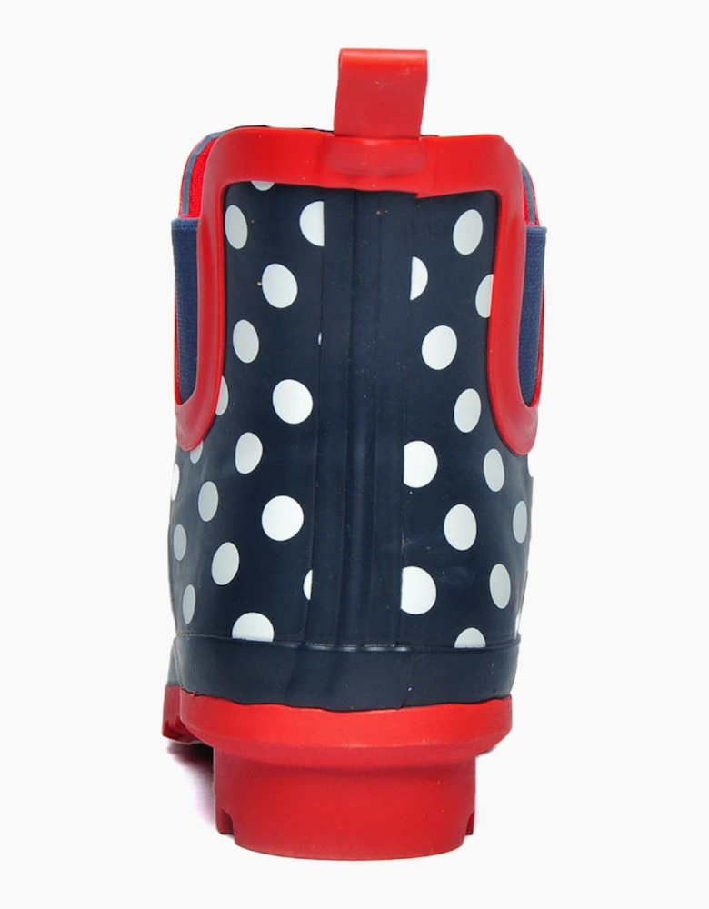 Cotswold Blakney Waterproof Wellington Womens Navy / White / Red