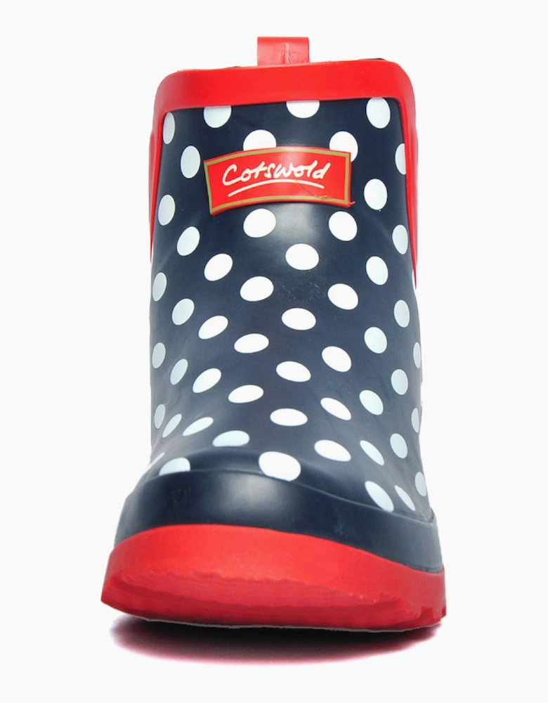 Cotswold Blakney Waterproof Wellington Womens Navy / White / Red
