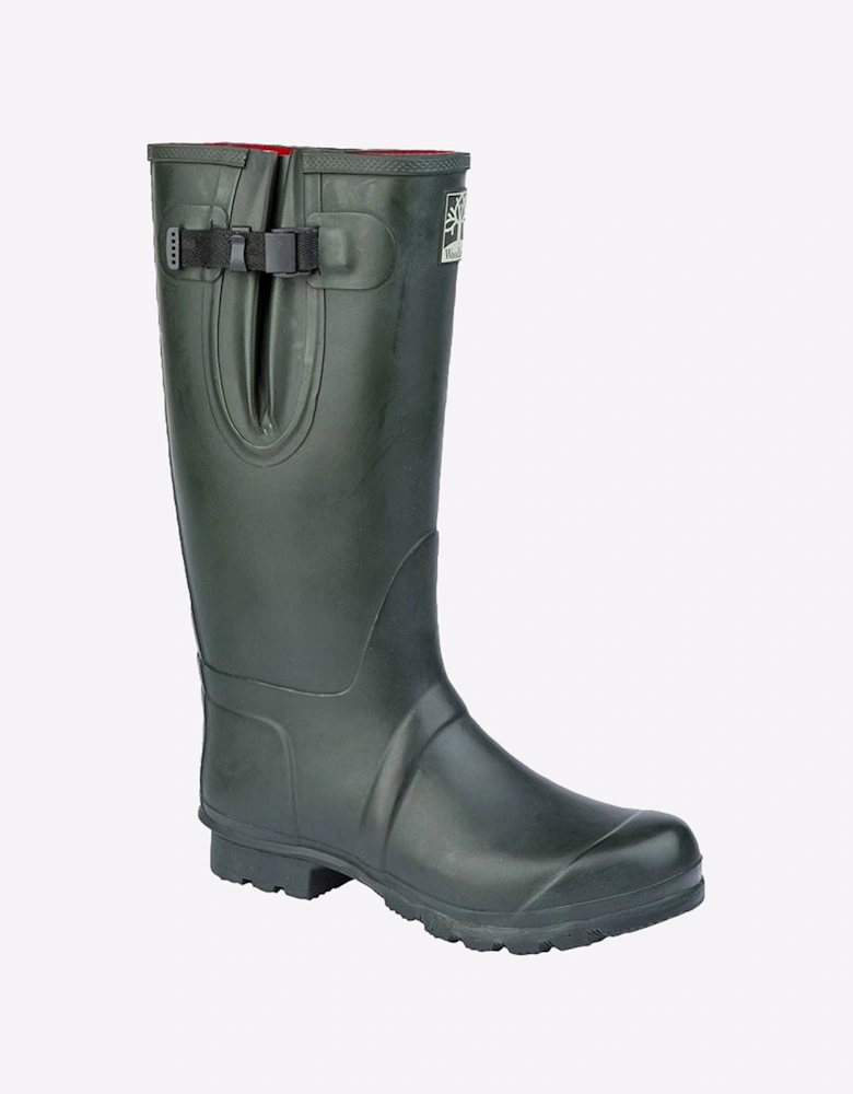 Woodland Darwin Neoprene Insulated Unisex Wellingtons Green