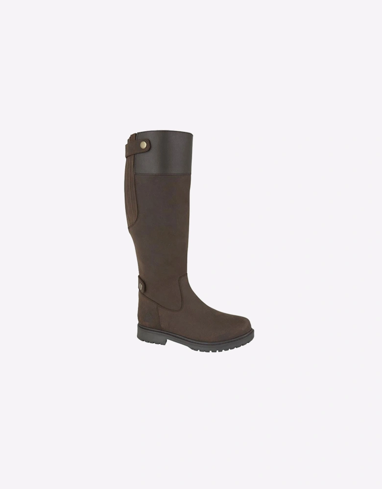 Woodland Harper Back Zip Waterproof Womens Boots Brown