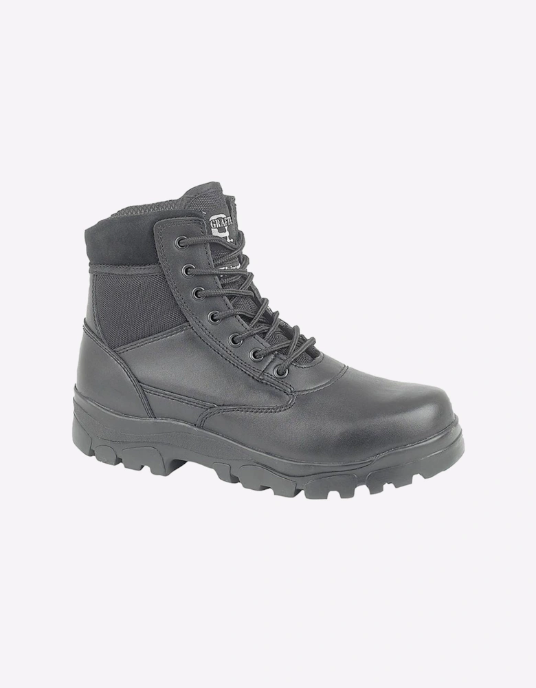 Grafters Vermont Sherman Mens Leather Boots Black