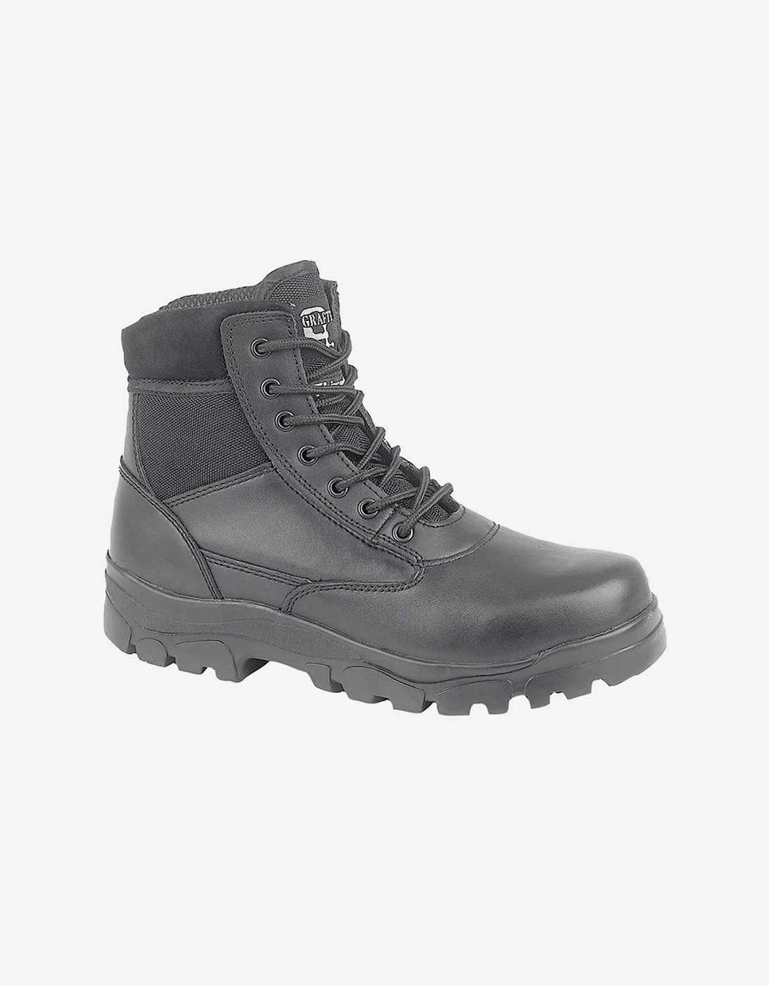 Grafters Vermont Sherman Mens Leather Boots Black