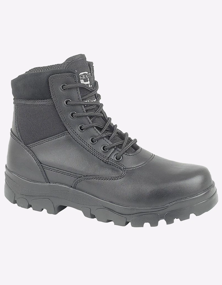 Grafters Vermont Sherman Mens Leather Boots Black