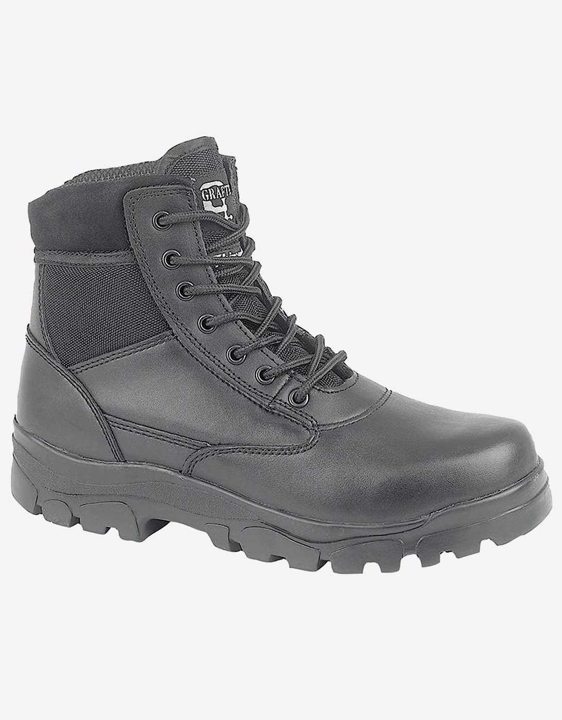 Grafters Vermont Sherman Mens Leather Boots Black