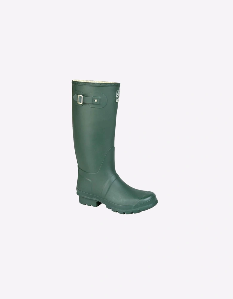 Woodland Hobart Wide Fit Unisex Wellingtons Green