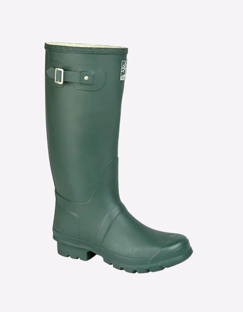 Woodland Hobart Wide Fit Unisex Wellingtons Green