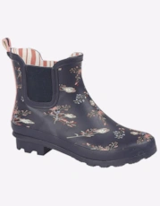Navy/Floral Print