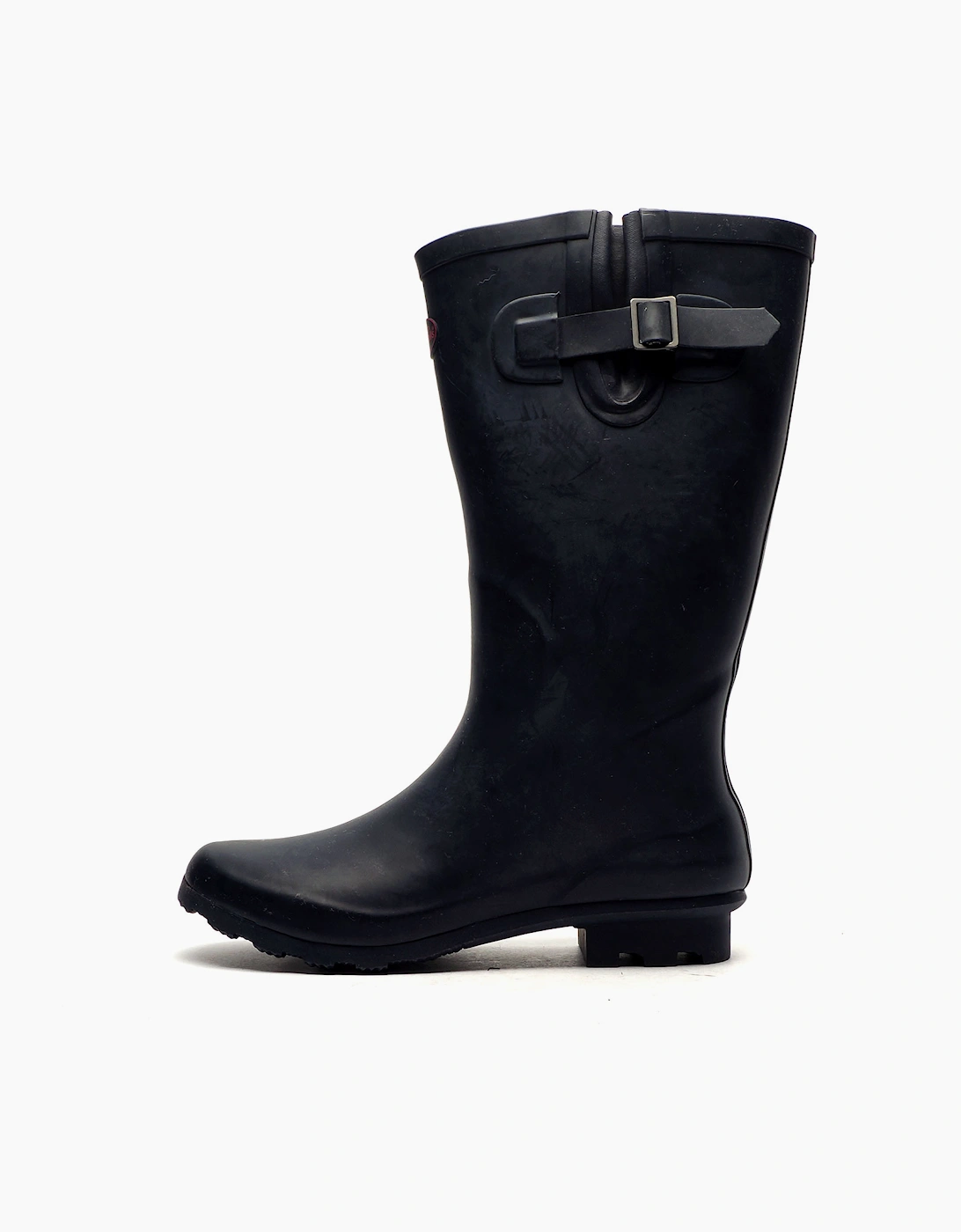 Stormwells Helmsley Wide Fit Womens Wellingtons Navy/Red Trim
