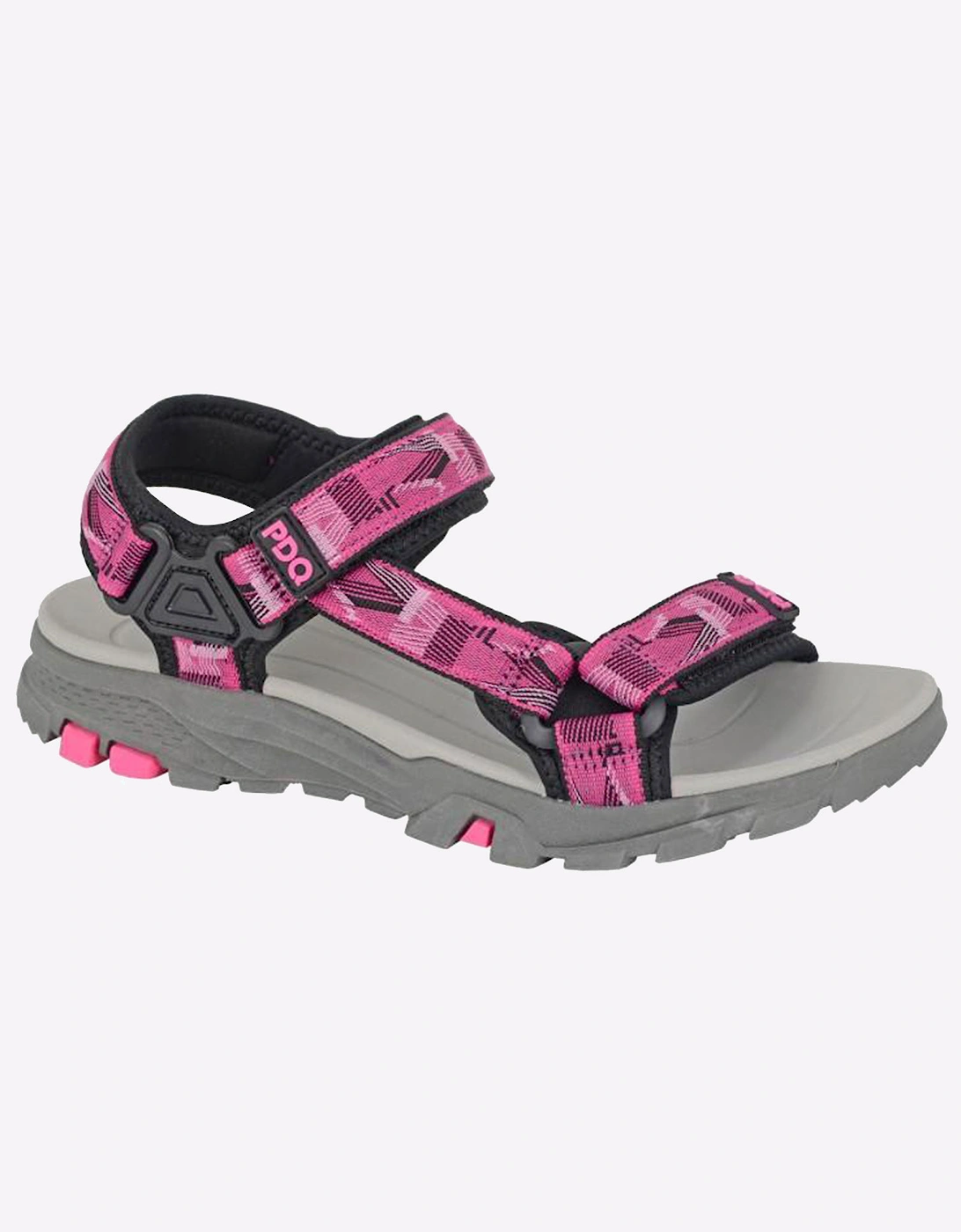 PDQ Cove Womens Sandals Fuchsia/Black