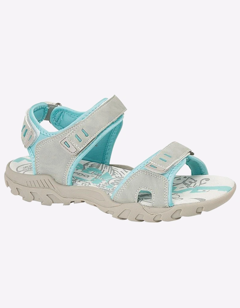 PDQ Shoreline Sports Sandals Womens Light Grey/Mint