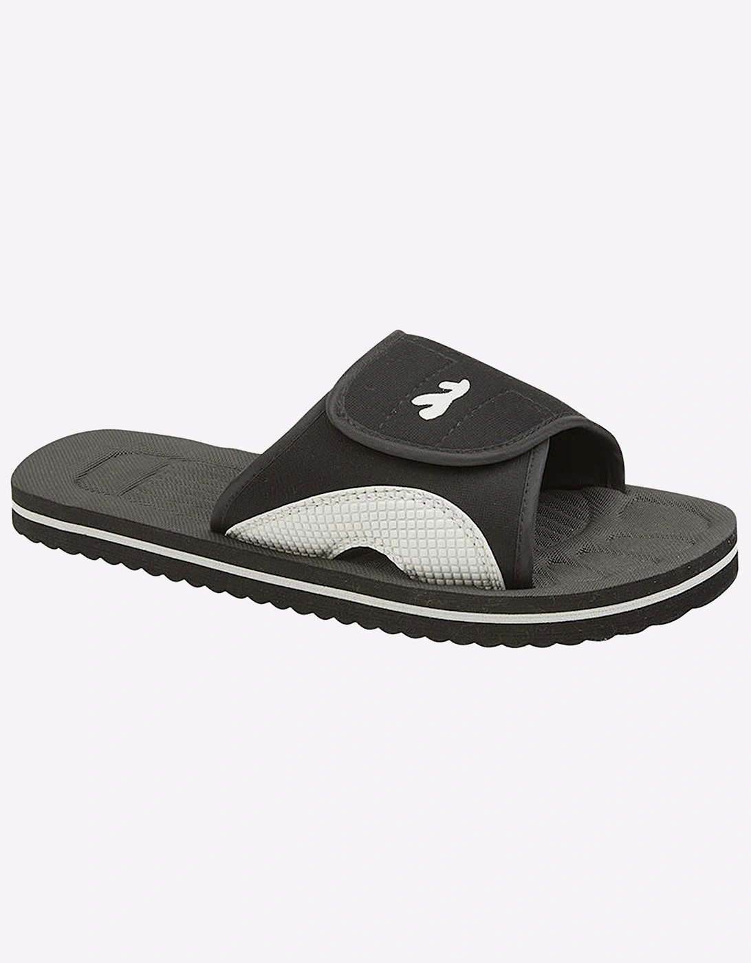 PDQ Surfer Signature Mens Comfort Sliders Black/Grey
