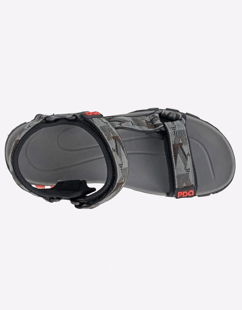 PDQ Renegade Mens Sandals Grey/Black