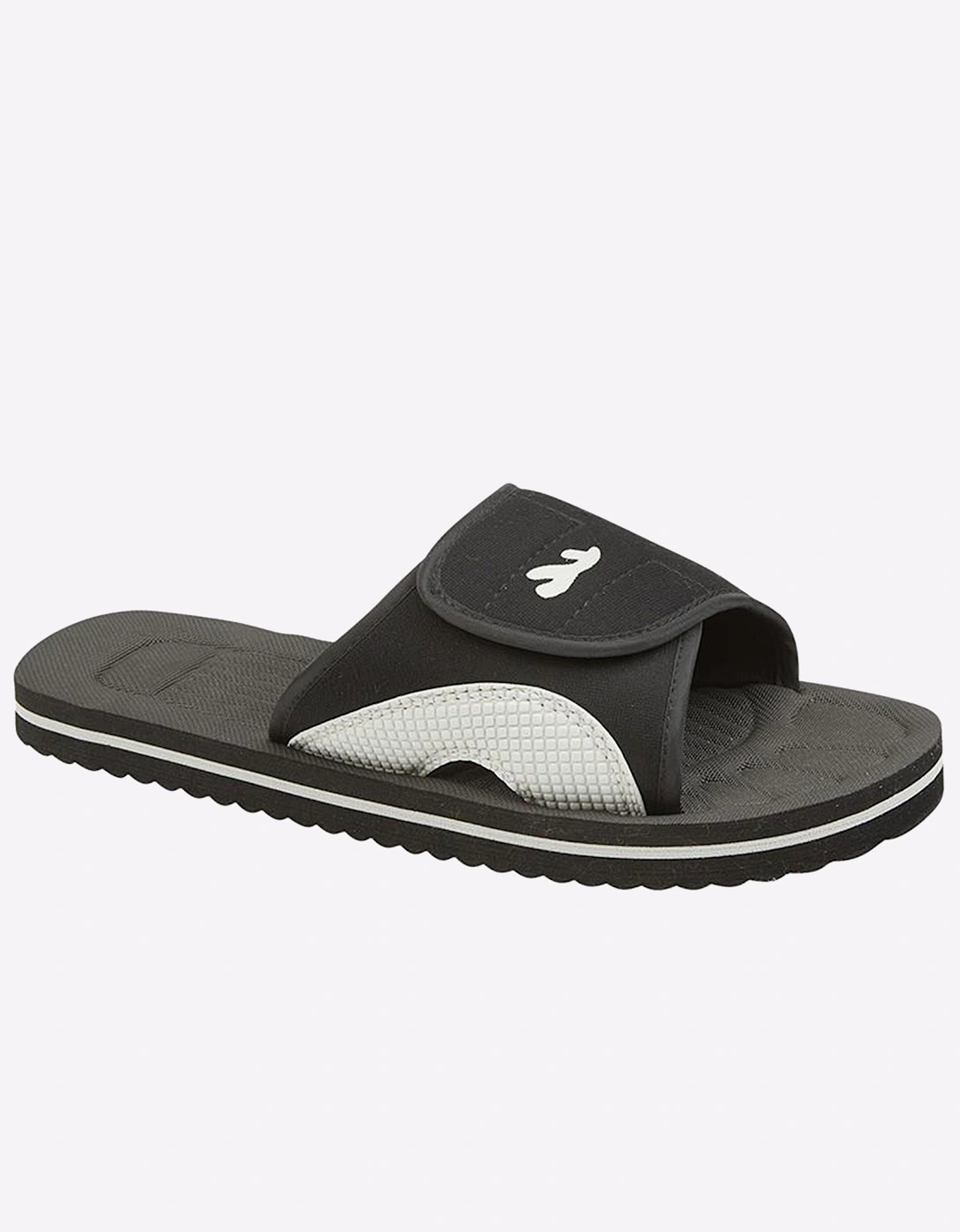 PDQ Surfer Signature Mens Comfort Sliders Black/Grey