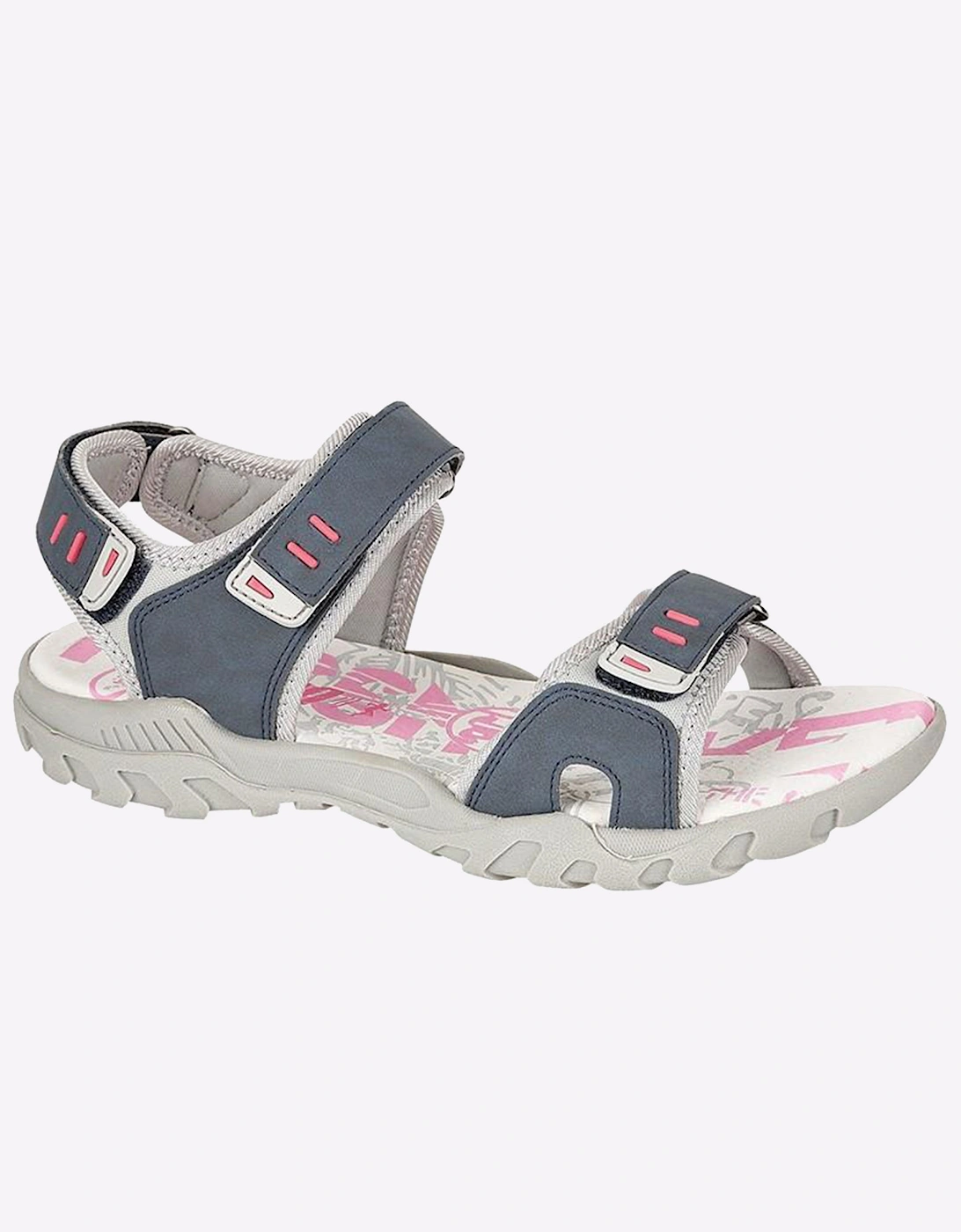 PDQ Shoreline Sports Sandals Womens Navy/Grey