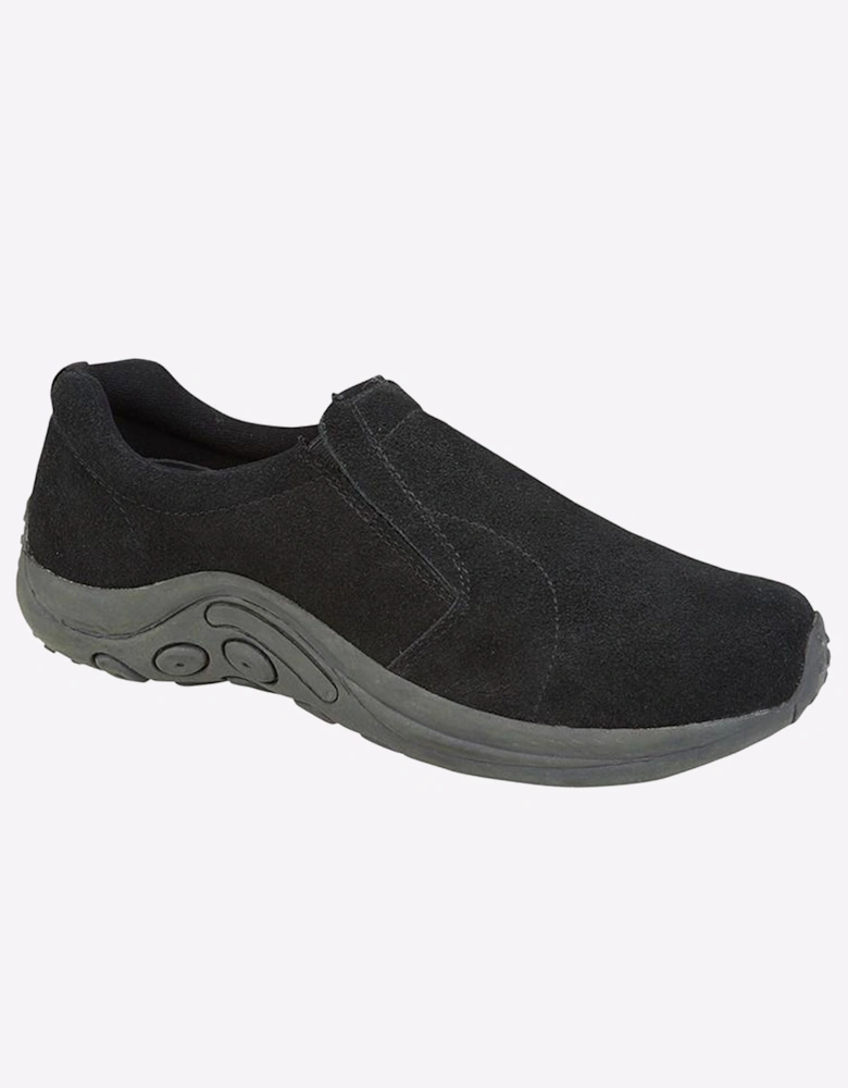 PDQ Jungle Moc Ryno by PDQ Mens Suede Leather Shoes Black