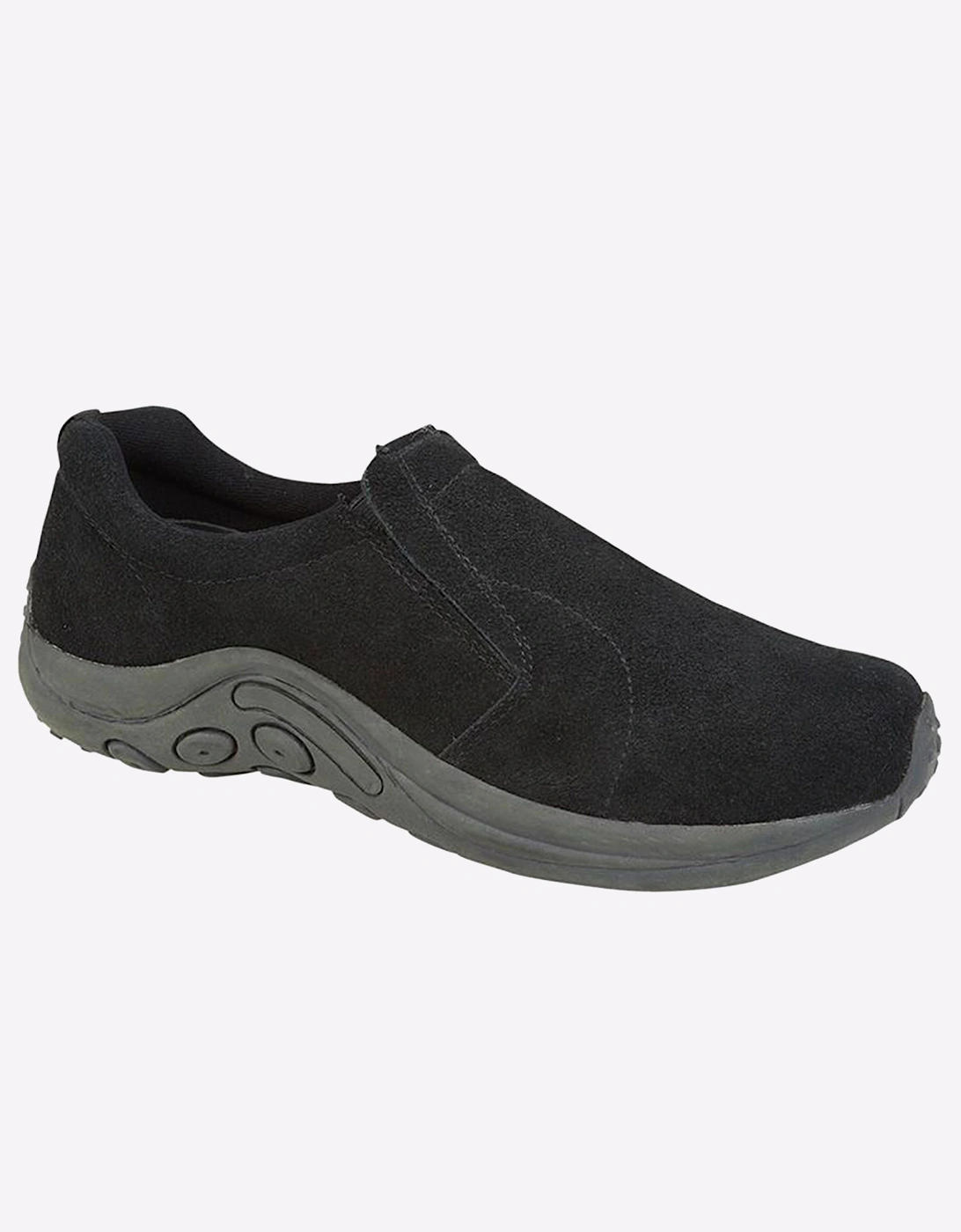 PDQ Jungle Moc Ryno by PDQ Mens Suede Leather Shoes Black