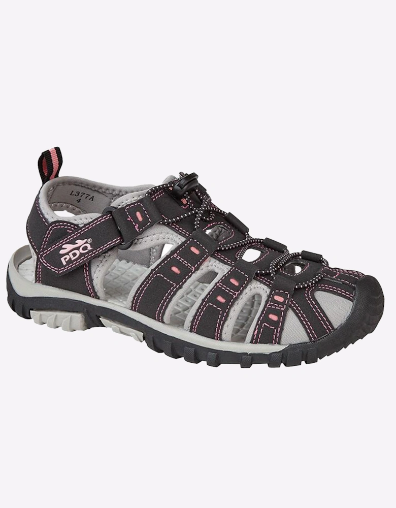 PDQ Romper Sports Sandals Womens Black/Pink