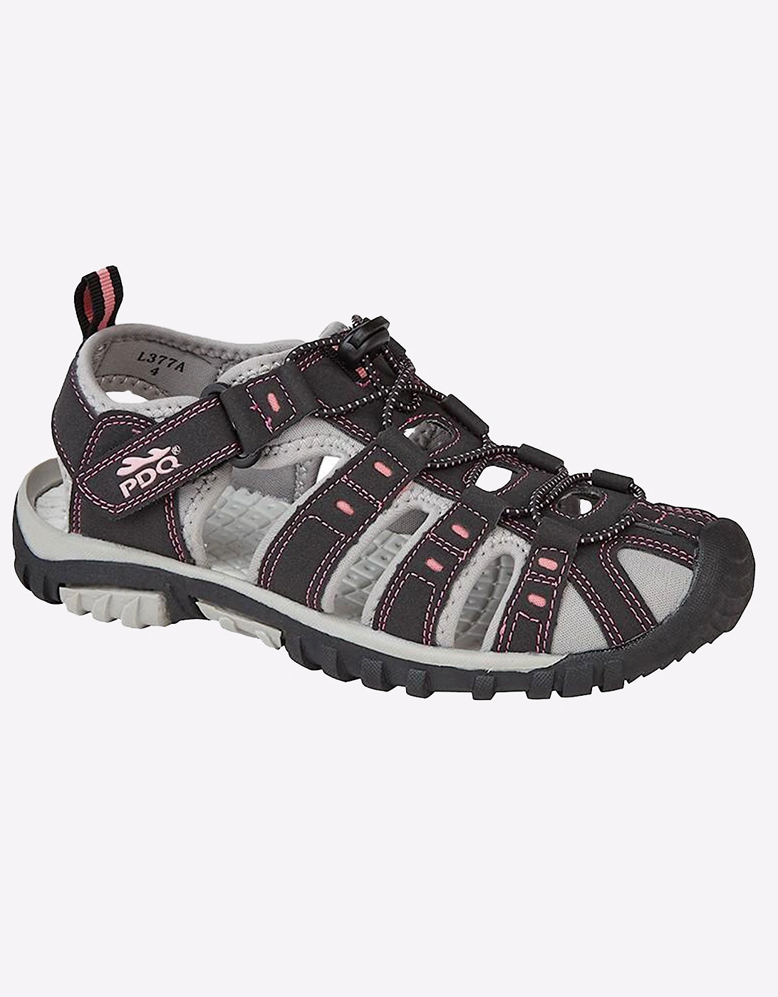 PDQ Romper Sports Sandals Womens Black/Pink