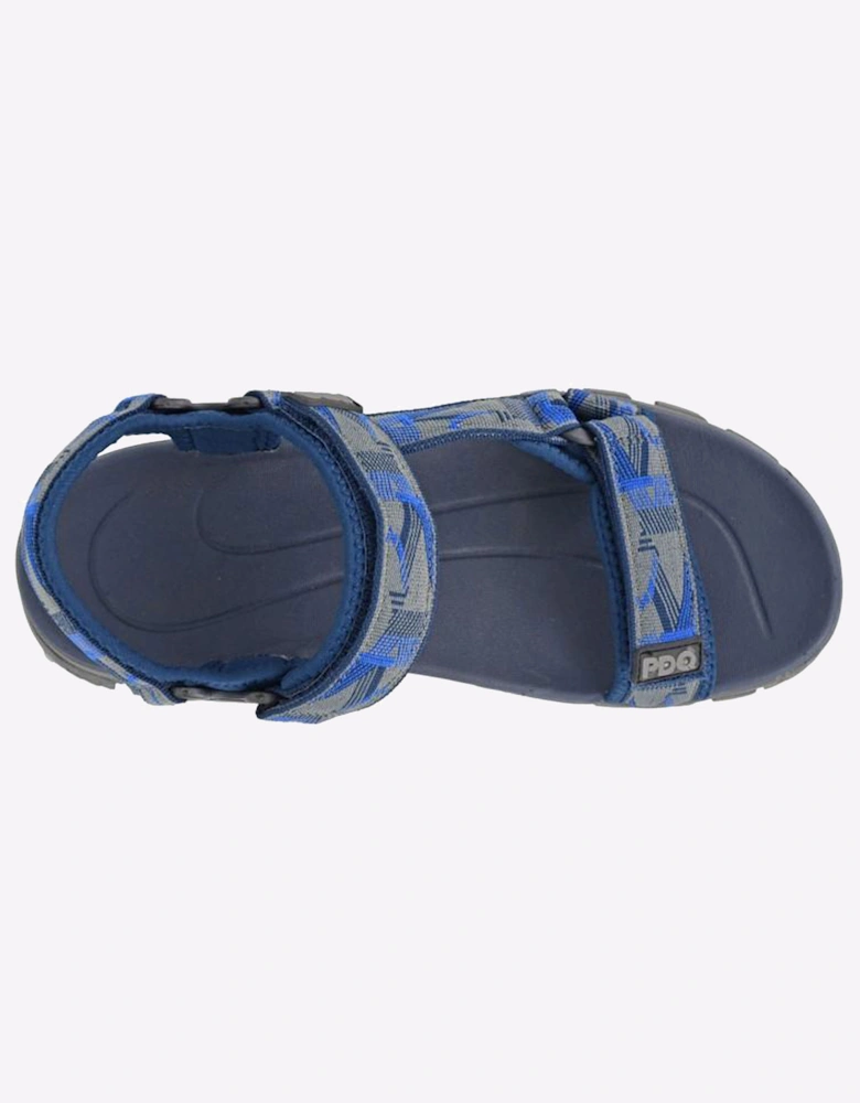 PDQ Renegade Mens Sandals Navy/Grey