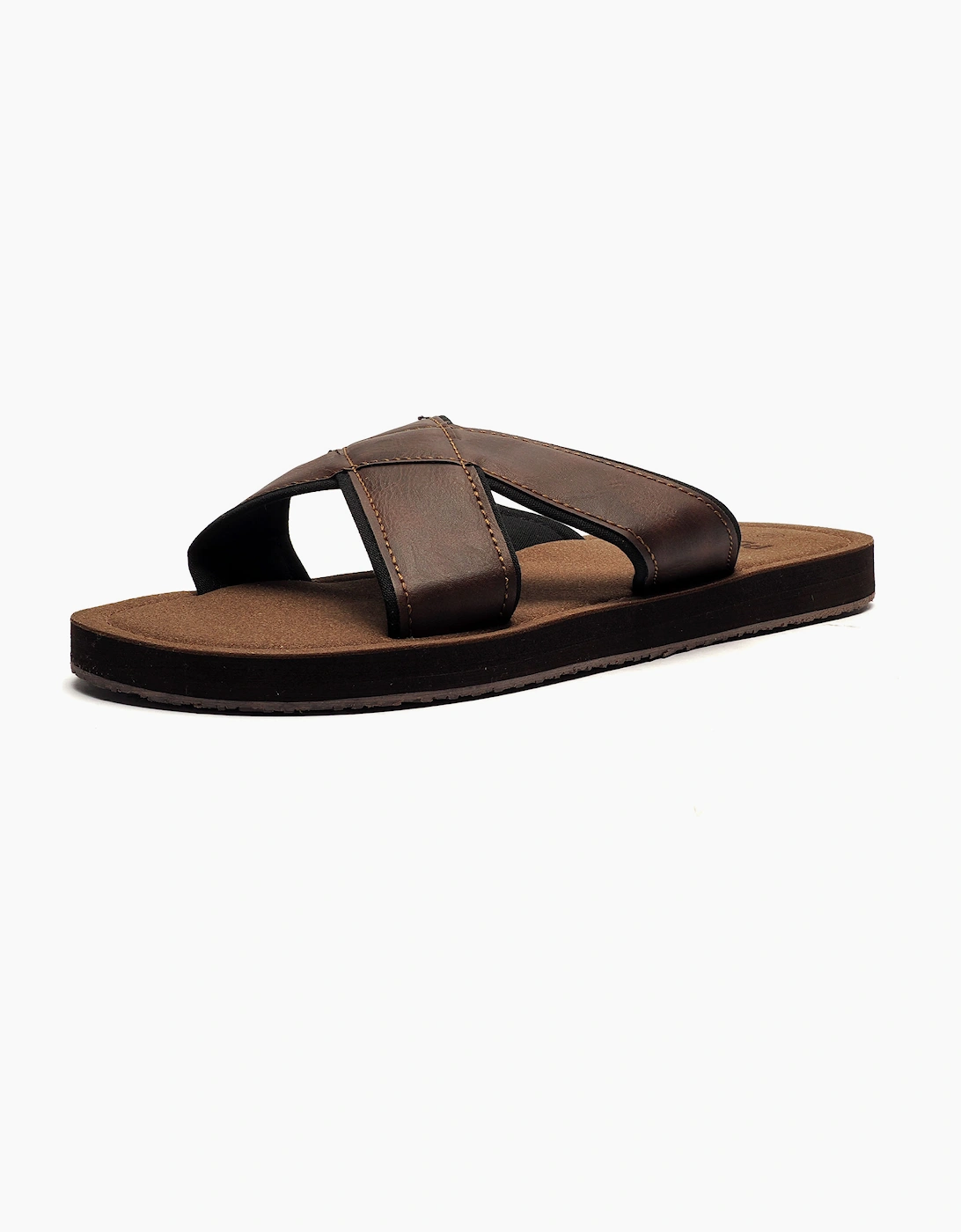 PDQ Bayworth Mens Sandal Brown