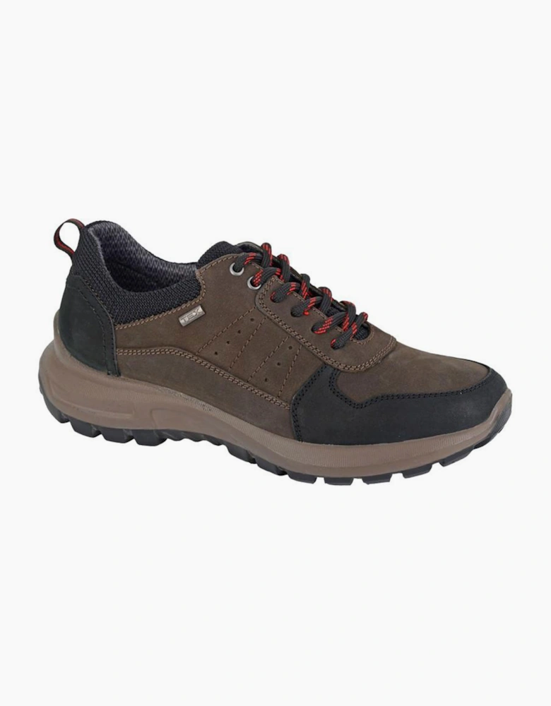 Aztrek Thames Waterproof Mens Trail Shoes Brown