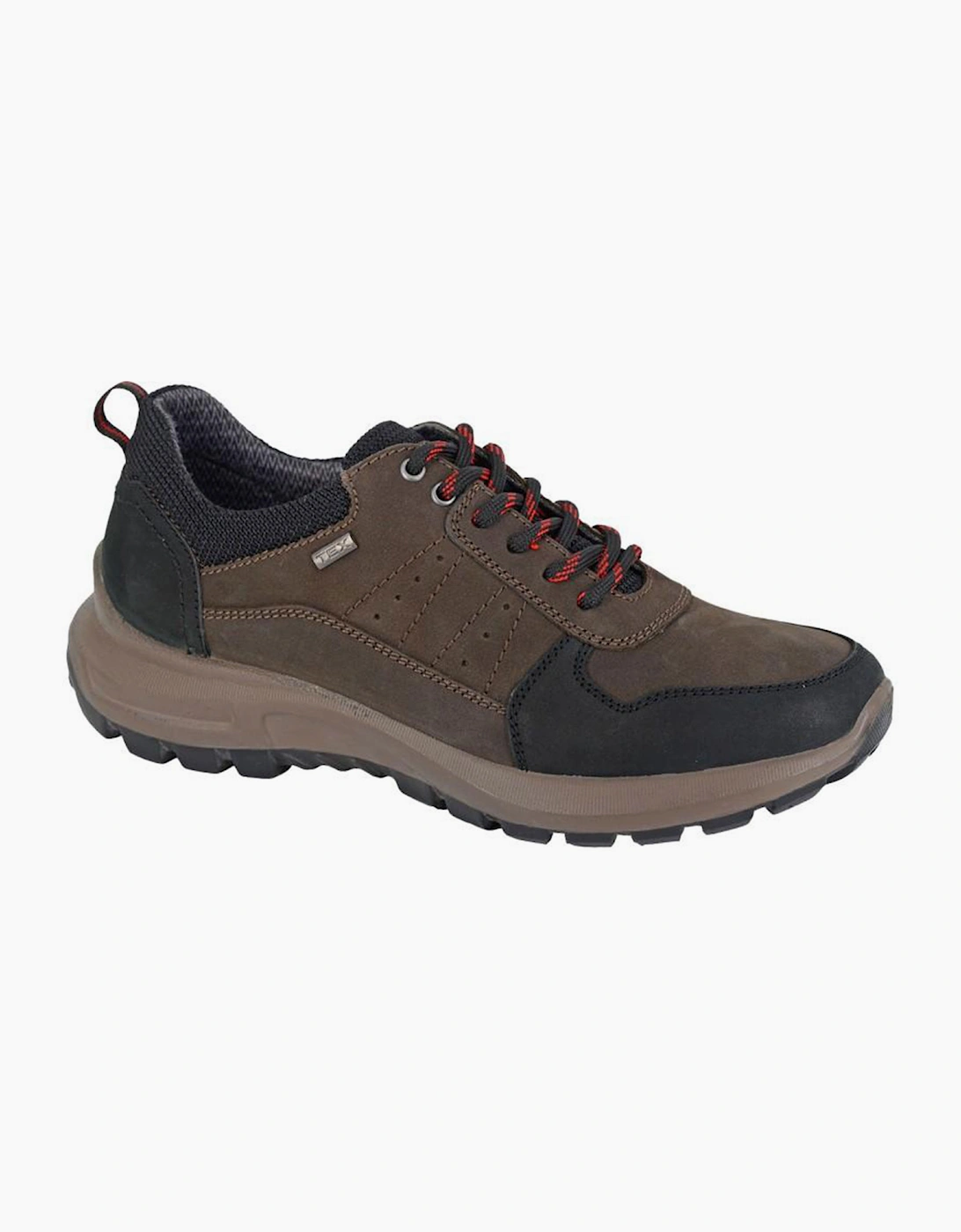 Aztrek Thames Waterproof Mens Trail Shoes Brown