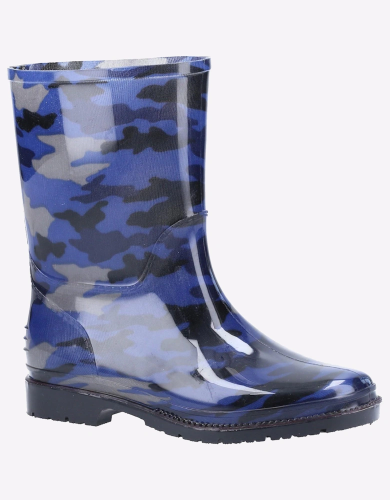Cotswold Blue Camo Waterproof Junior Boys Navy Camo