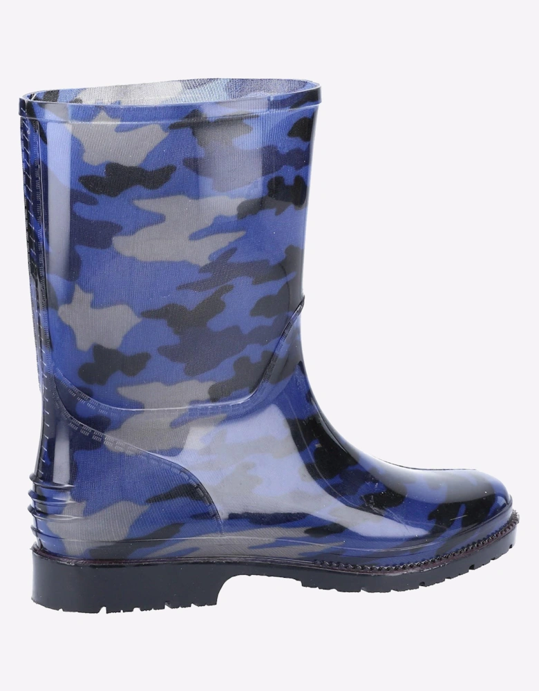 Cotswold Blue Camo Waterproof Junior Boys Navy Camo
