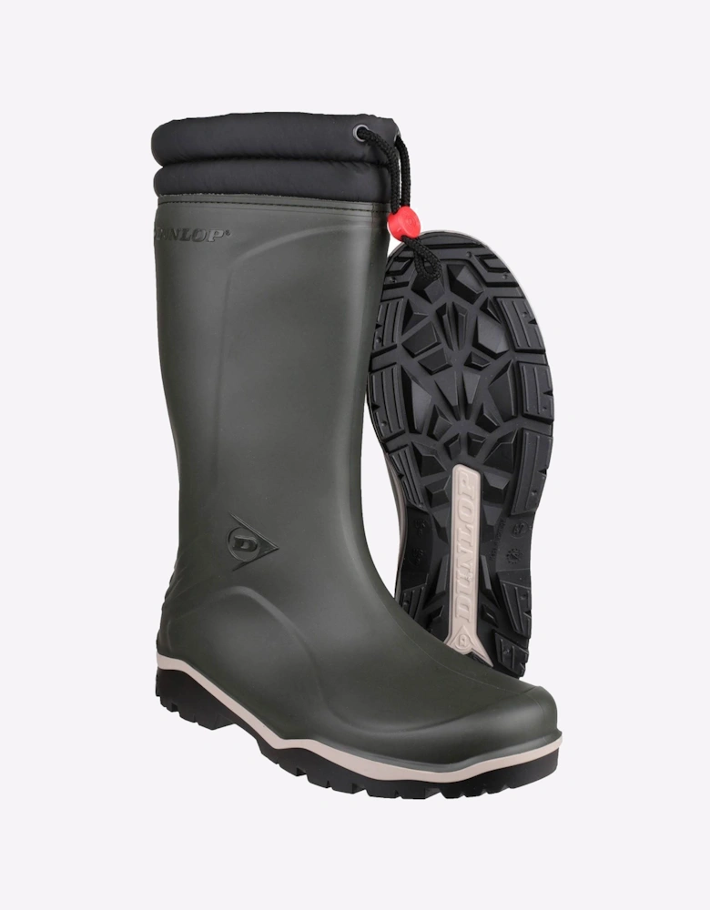 Dunlop Blizzard Waterproof Unisex Wellingtons Green