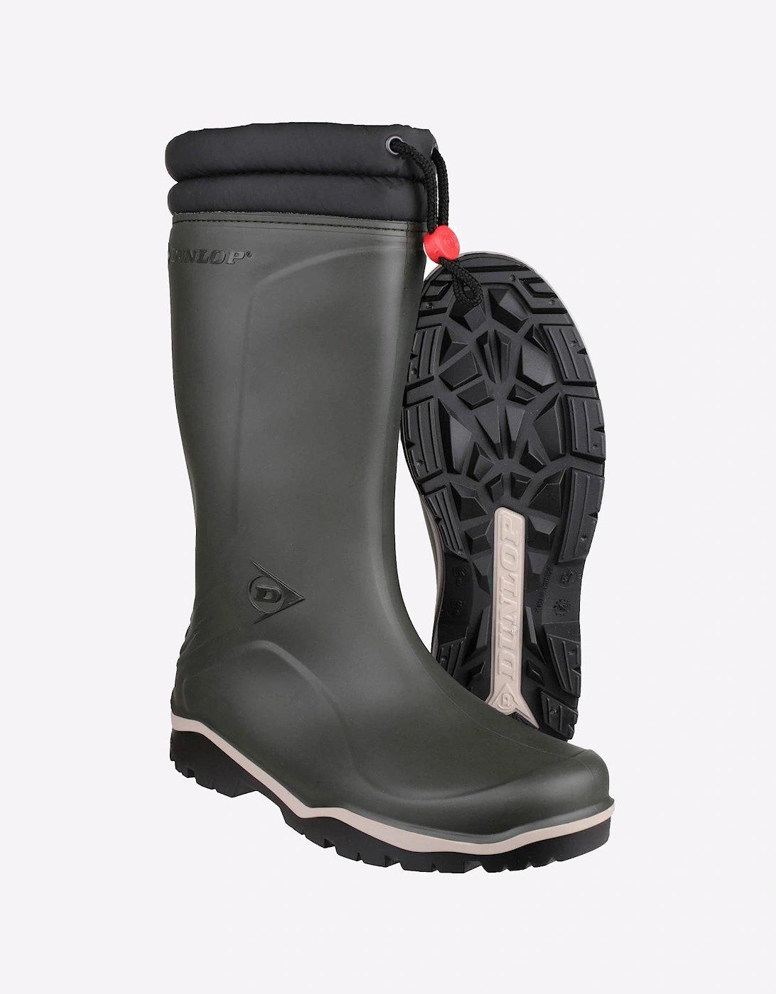 Dunlop Blizzard Waterproof Unisex Wellingtons Green