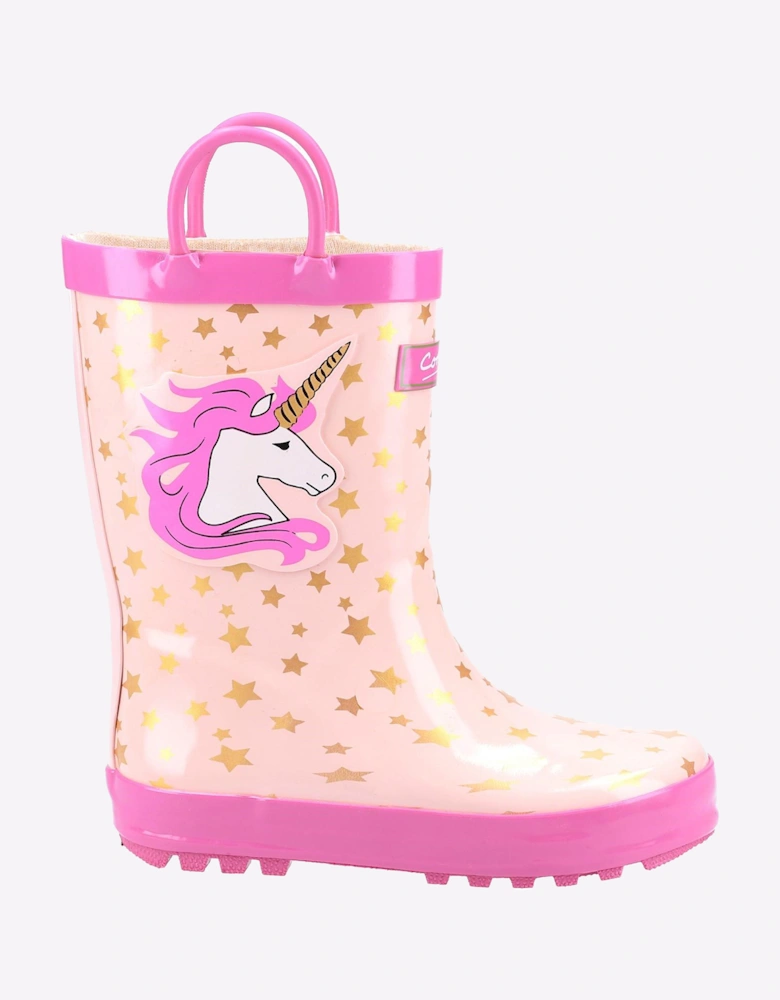 Cotswold Puddle Waterproof Wellington Junior Girls Unicorn