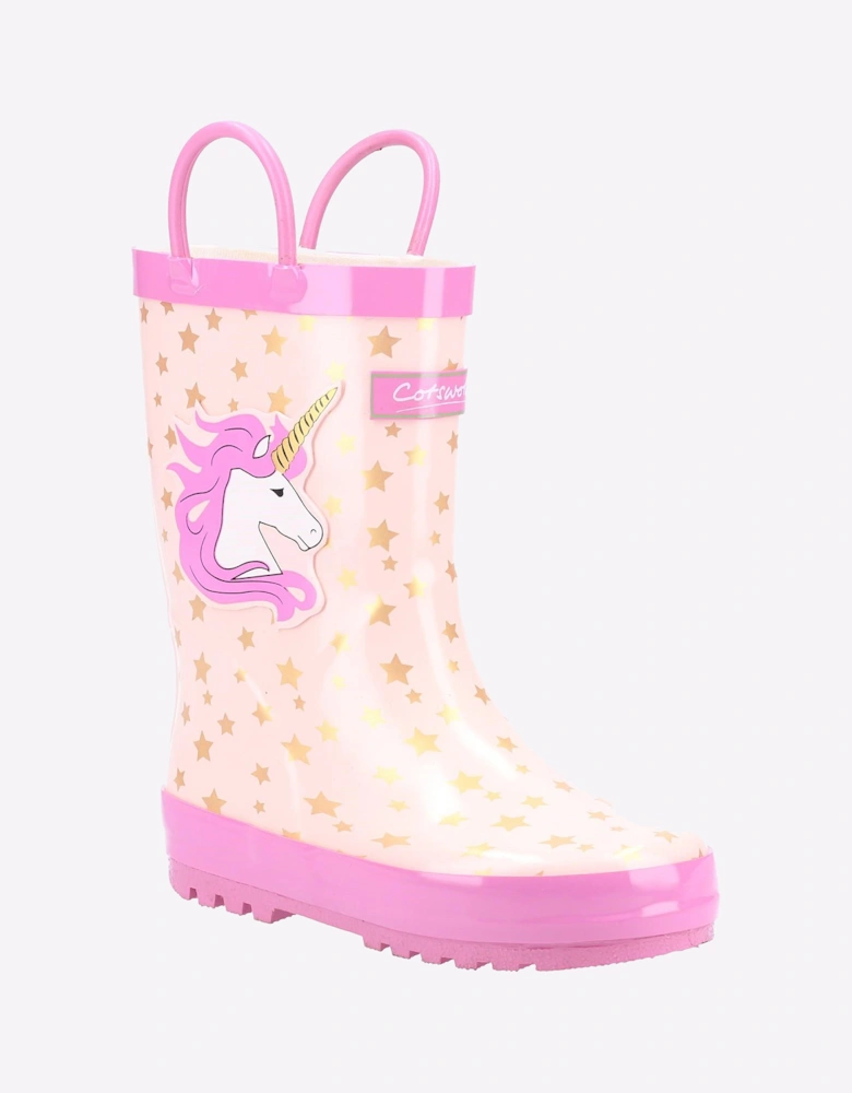 Cotswold Puddle Waterproof Wellington Junior Girls Unicorn