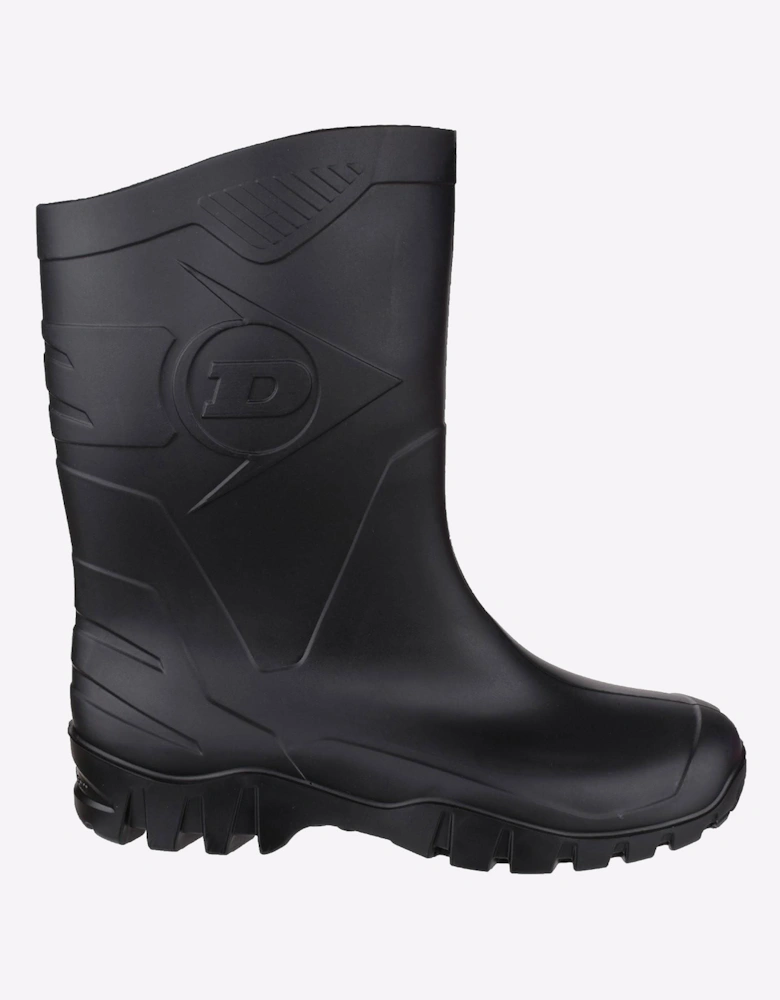 Dunlop Dee Calf Length Unisex Wellingtons Black