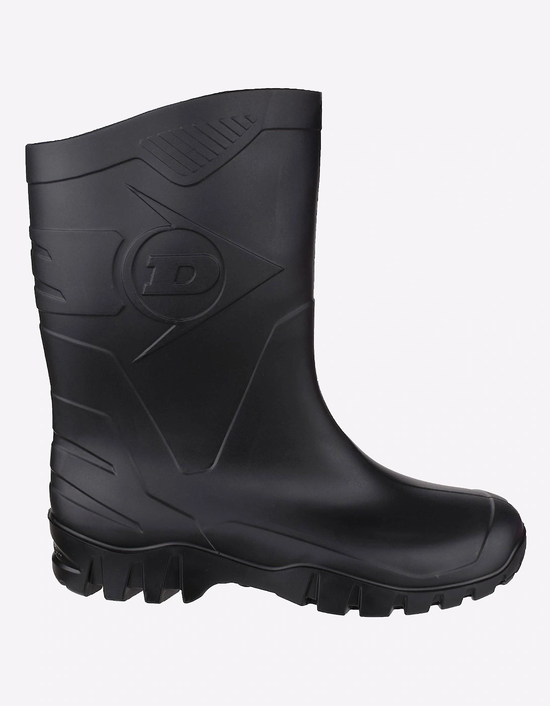 Dunlop Dee Calf Length Unisex Wellingtons Black