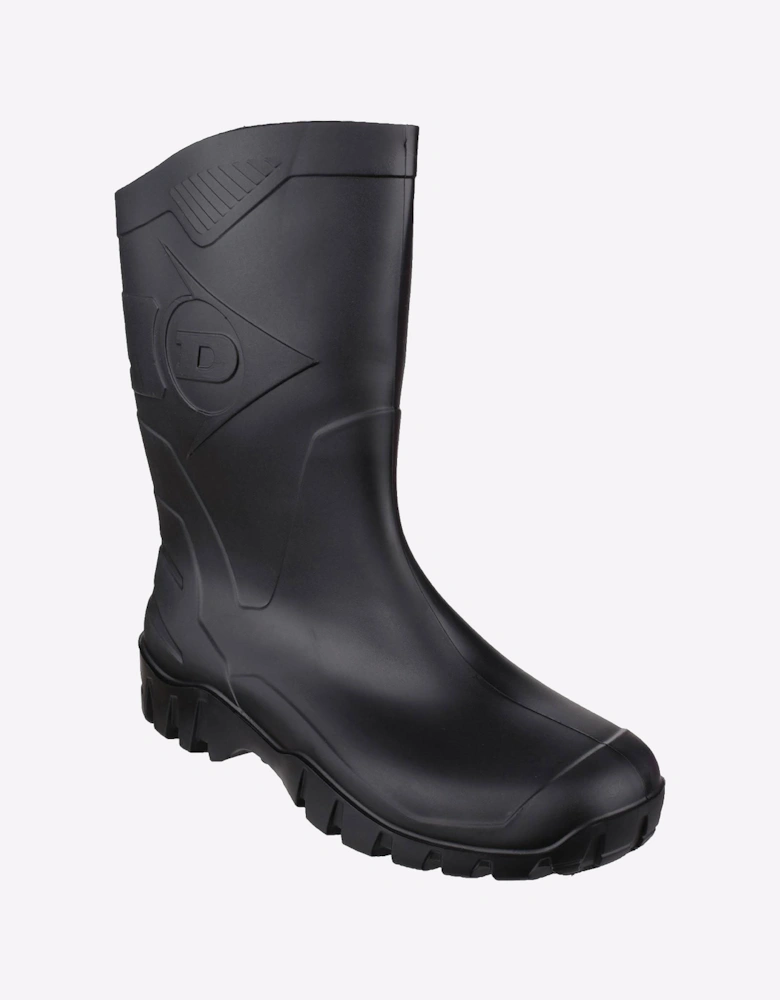 Dunlop Dee Calf Length Unisex Wellingtons Black