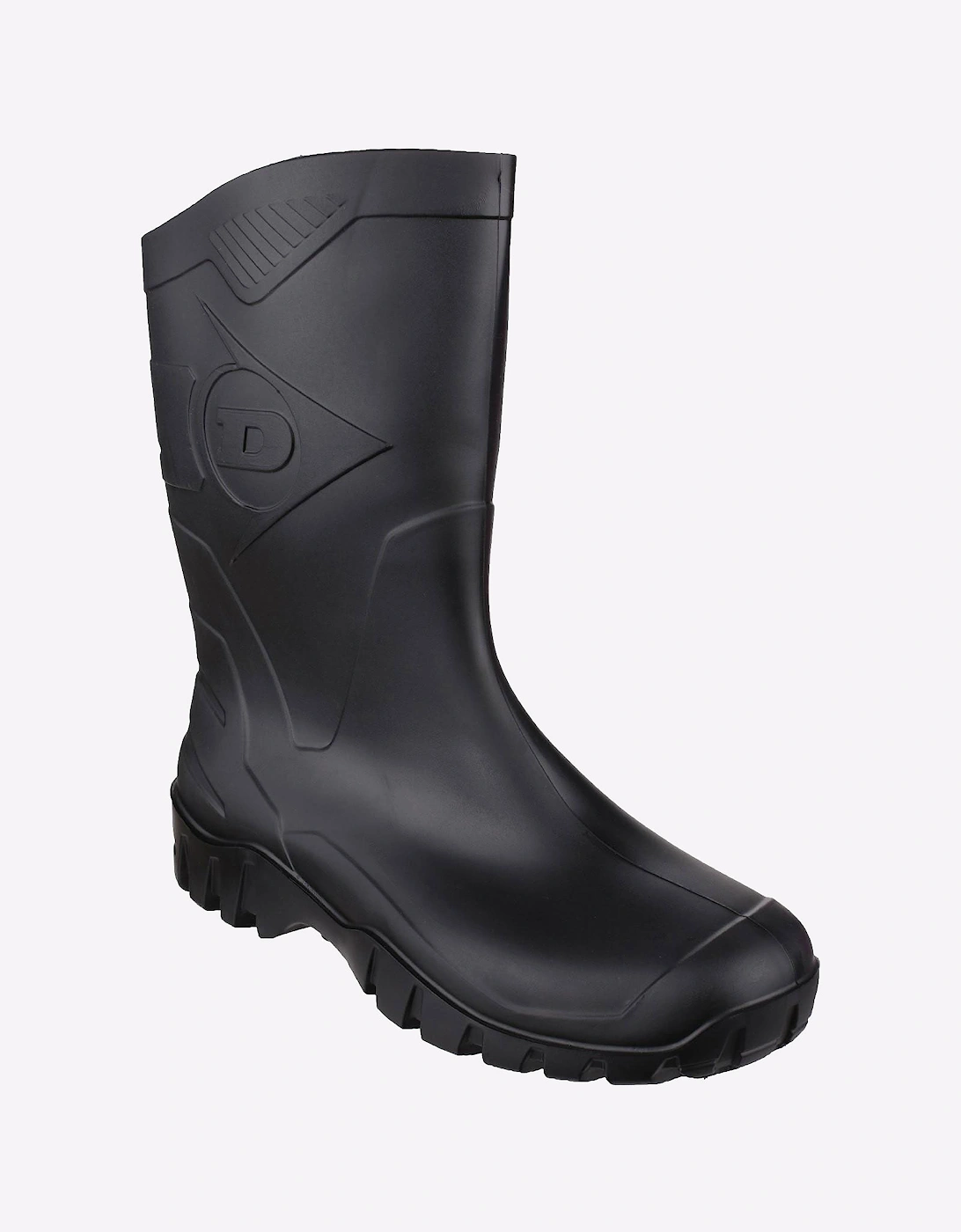 Dunlop Dee Calf Length Unisex Wellingtons Black