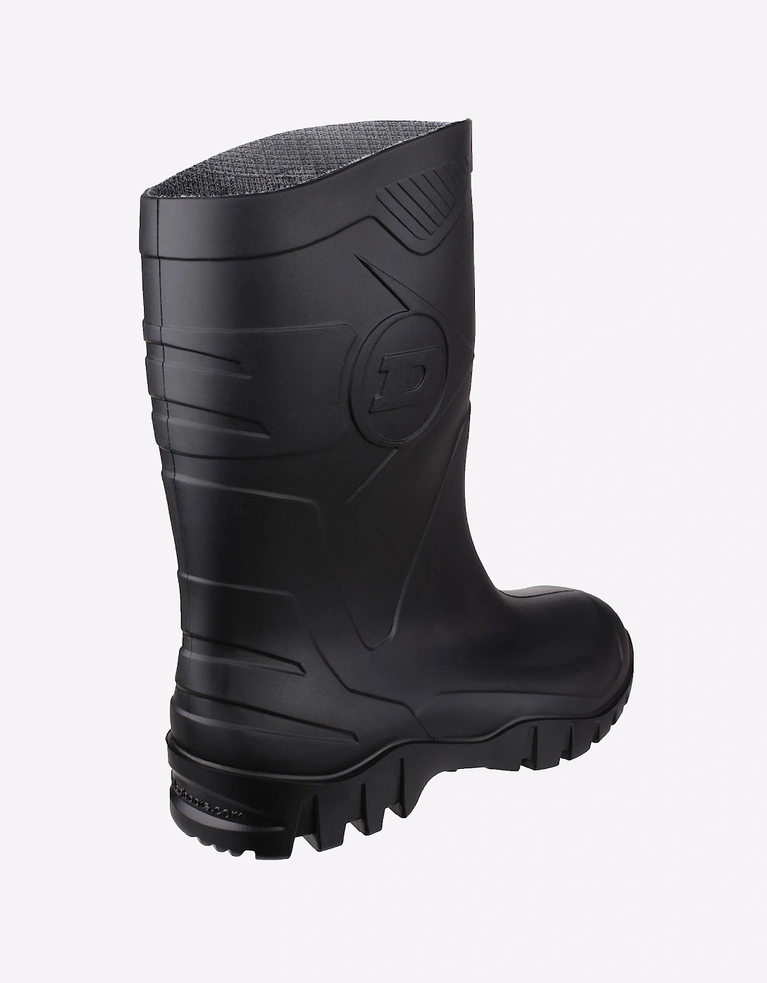 Dunlop Dee Calf Length Unisex Wellingtons Black