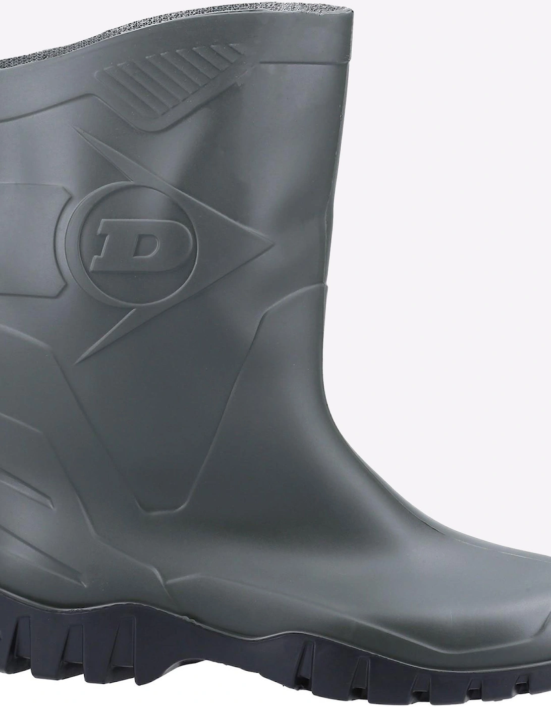 Men's Dunlop Dee Calf Length Unisex Wellingtons Dark Green - Size, 10.5/10.5