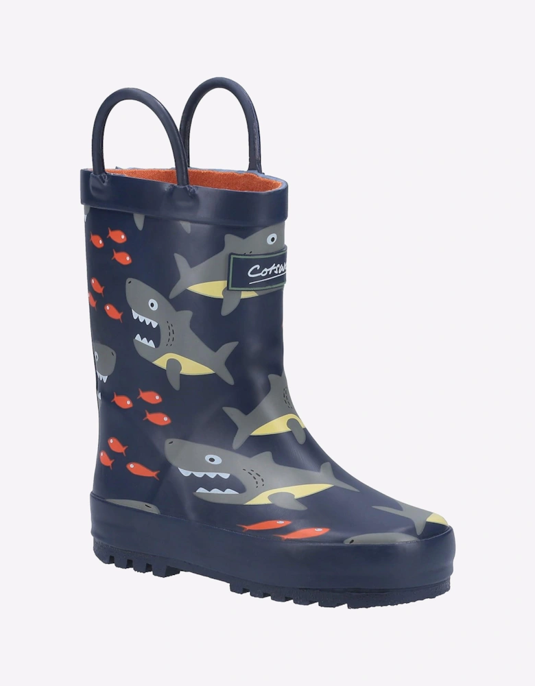 Cotswold Puddle Waterproof Wellington Junior Boys Blue