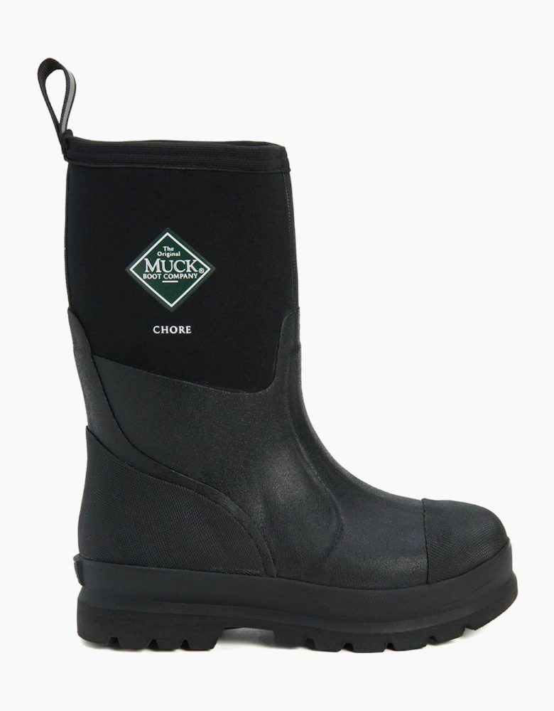 Muck Boots Chore Classic Mid Patterned Unisex Black