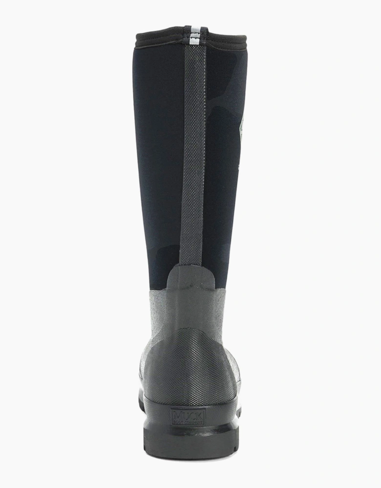 Muck Boots Chore Classic Hi Patterned Unisex Black