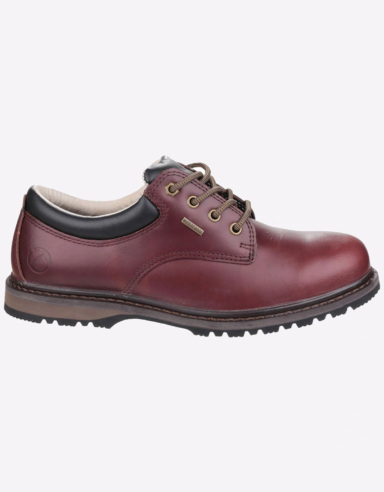 Cotswold Stonesfield Hiking Memory Foam Waterproof Mens Leather Shoes Chestnut