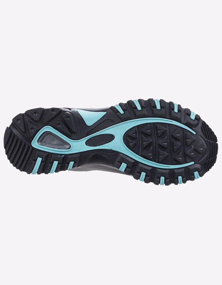 Cotswold Abbeydale Waterproof Memory Foam Womens Hiking Shoes Grey/Black/Aqua
