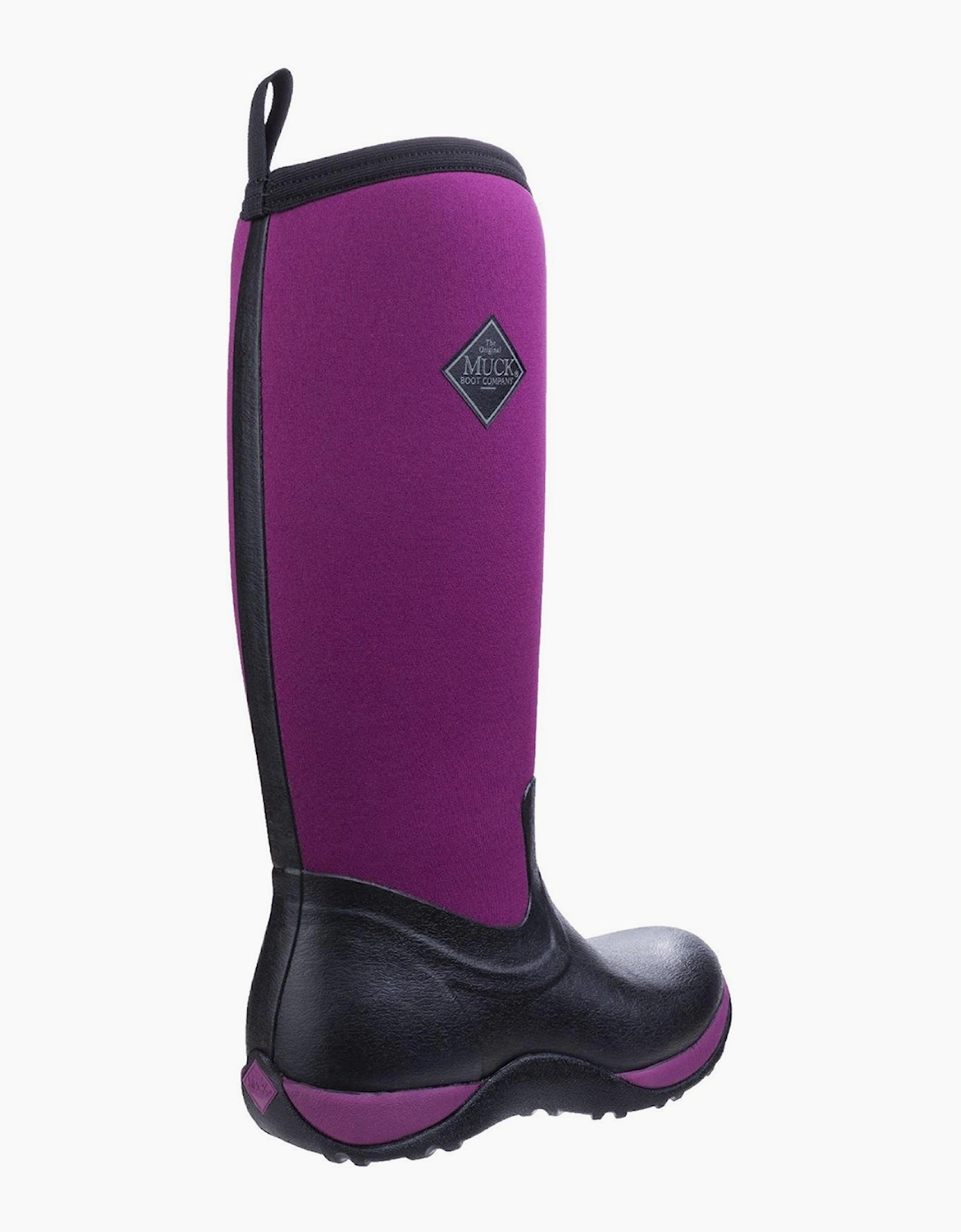 Muck Boots Arctic Adventure Womens Wellington Boots Black/Maroon