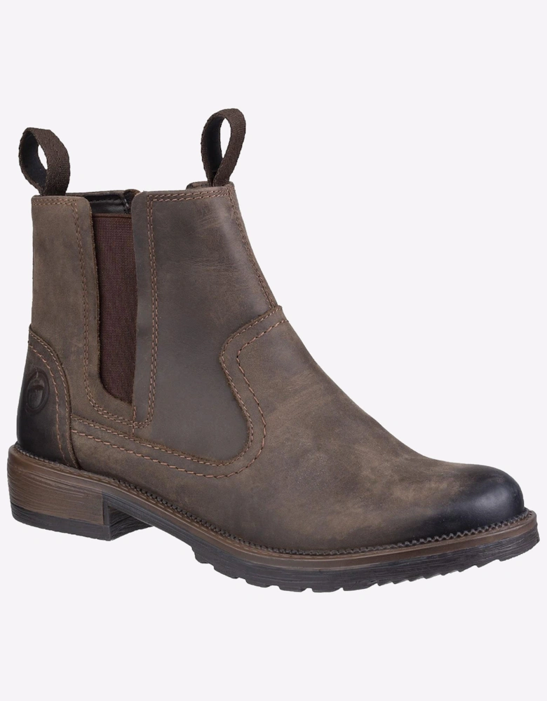 Cotswold Laverton Memory Foam Womens Leather Boots Brown