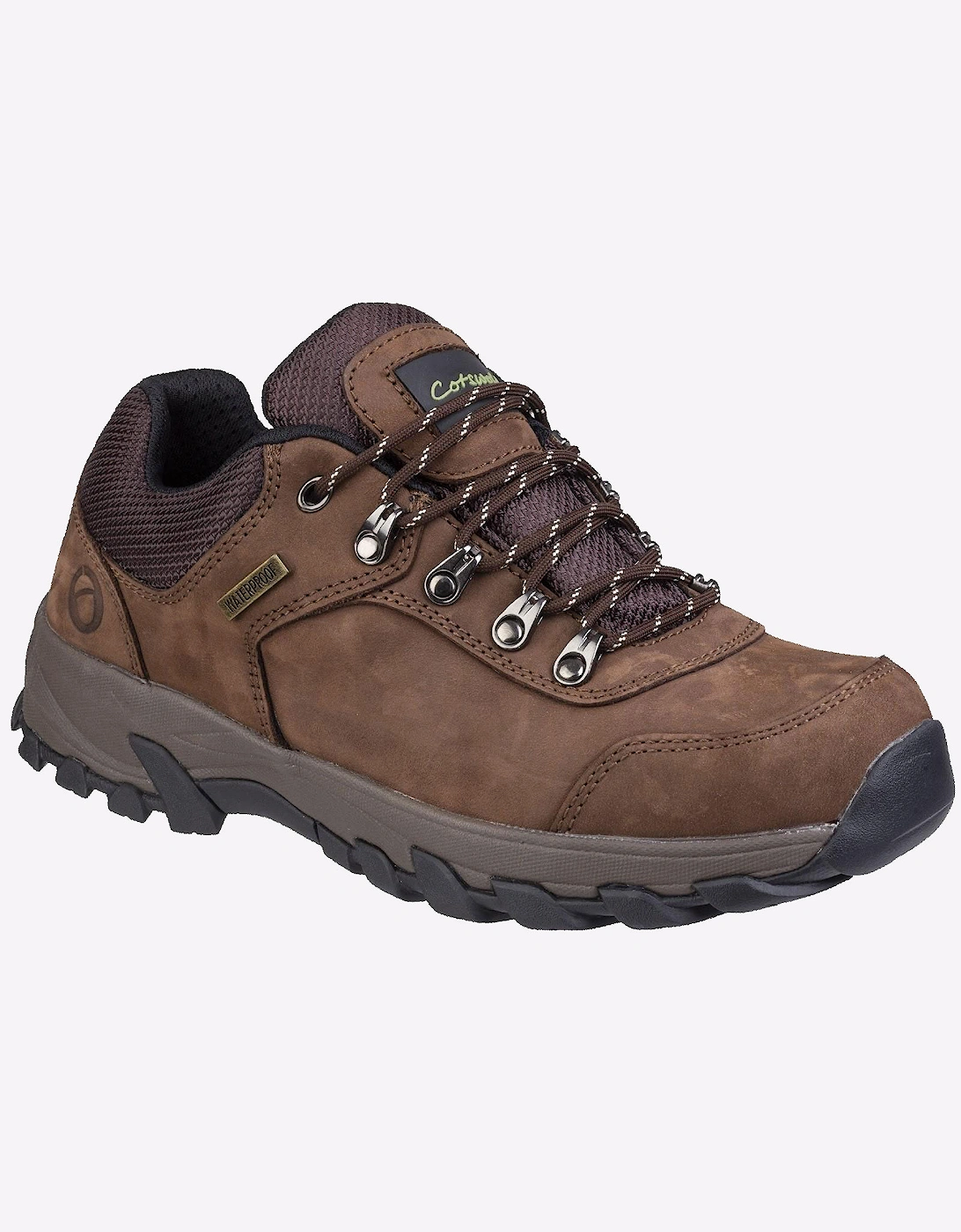 Cotswold Hawling Memory Foam Waterproof Mens Hiking Shoes Brown