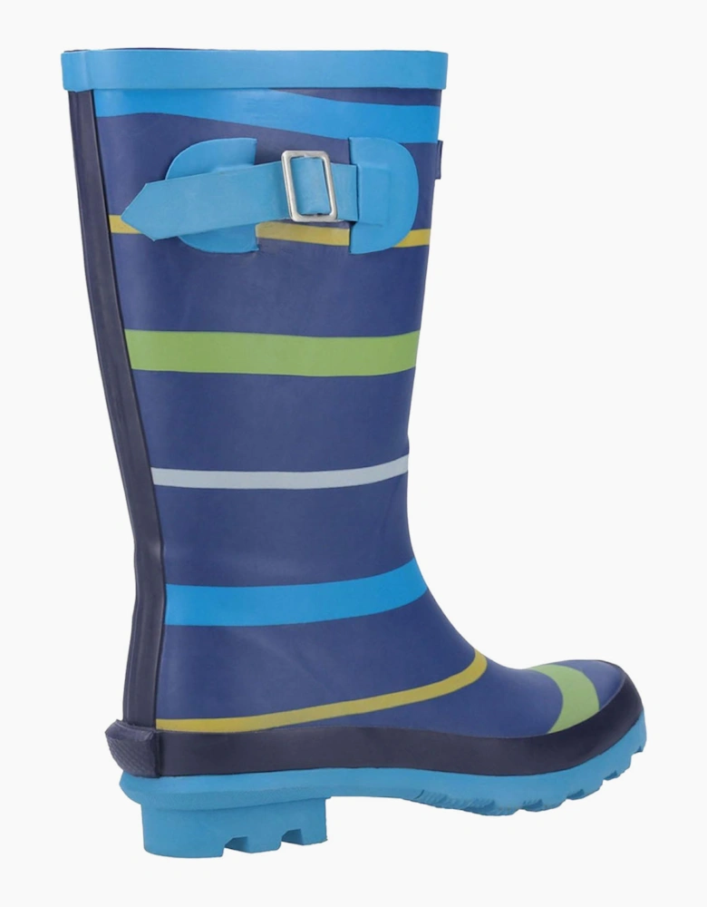 Cotswold Stripe Waterproof Junior Blue/Green/Yellow